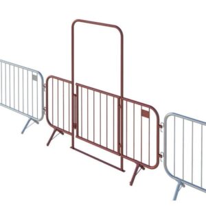 Walkthrough Crowd Barrier with Gate