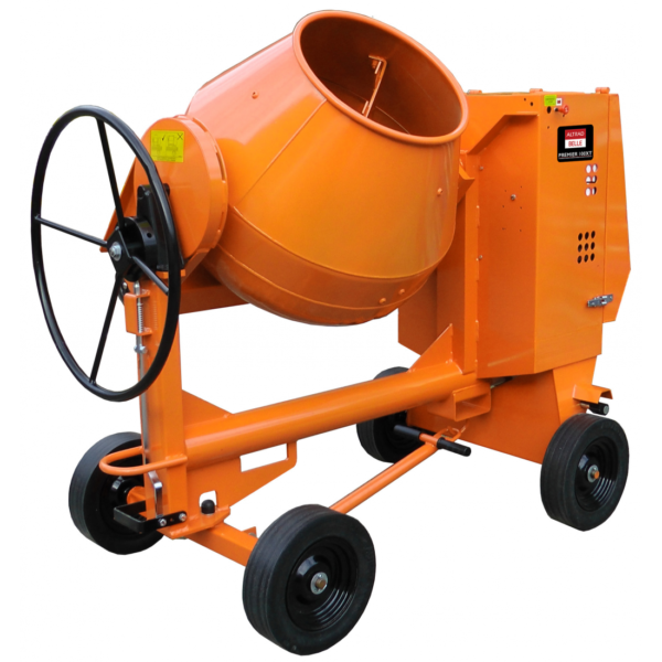 Belle Premier 100XT heavy-duty site mixer for mixing concrete, cement and mortar on construction and building sites.